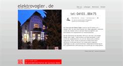 Desktop Screenshot of elektrovogler.de